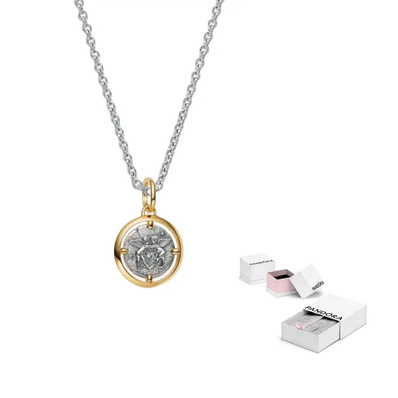 Pandora 925 Sterling Silver ожерелье Unisex Gold/Silver
Pandora 925 Sterling Silver ожерелье Unisex Gold/Silver