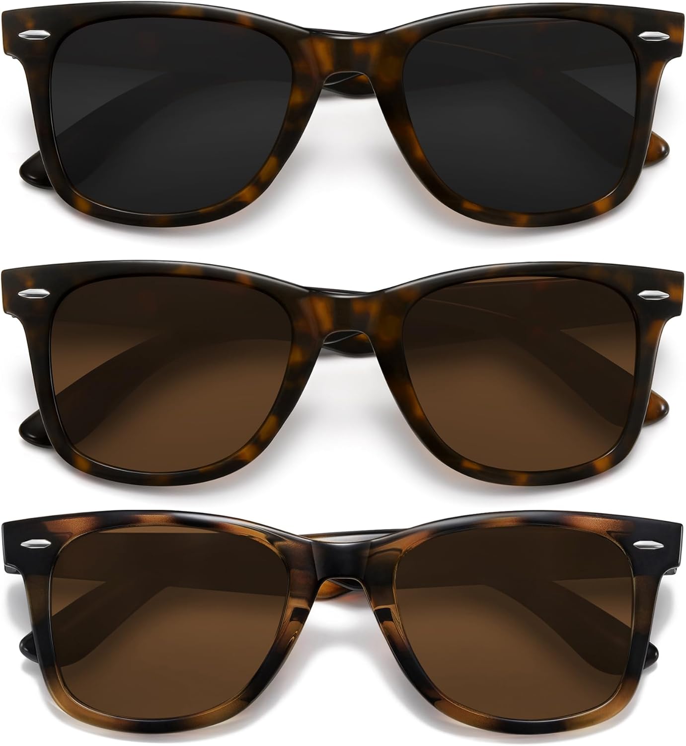Солнцезащитные очки MEETSUN Retro с поляризованными линзами для женщин и мужчин, классические зеркальные линзы, стильные очки для вождения, защита от УФ-излучения (3 шт.), (3 Pack) Tortoise Grey/Tortoise Brown/Brown Tortoise
Солнцезащитные очки MEETSUN Retro с поляризованными линзами для женщин и мужчин, классические зеркальные линзы, стильные очки для вождения, защита от УФ-излучения (3 шт.), (3 Pack) Tortoise Grey/Tortoise Brown/Brown Tortoise