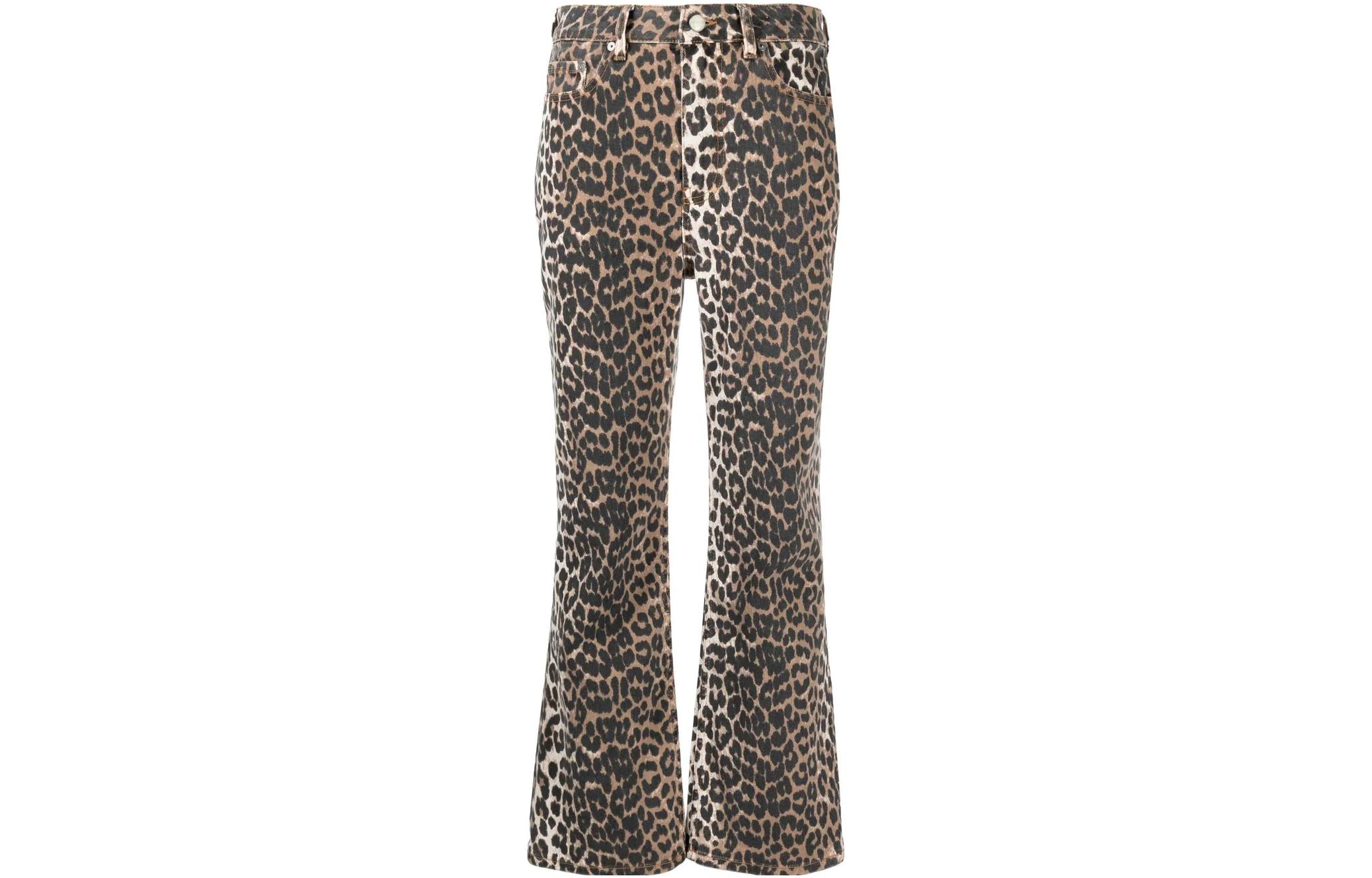 GANNI Укороченные джинсы Betzy Leopard
GANNI Укороченные джинсы Betzy Leopard