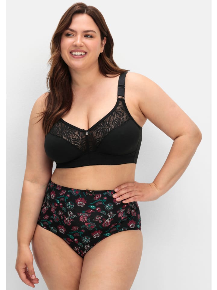 Бюстгальтер без косточек sheego, черный
Бюстгальтер без косточек sheego, черный