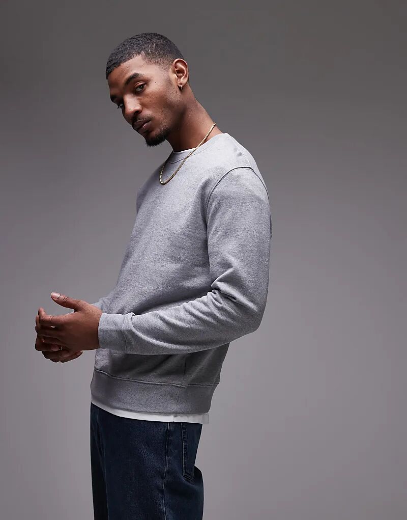 Минималистичная толстовка ARKET из джерси с круглым вырезом серого цвета
Минималистичная толстовка ARKET из джерси с круглым вырезом серого цвета