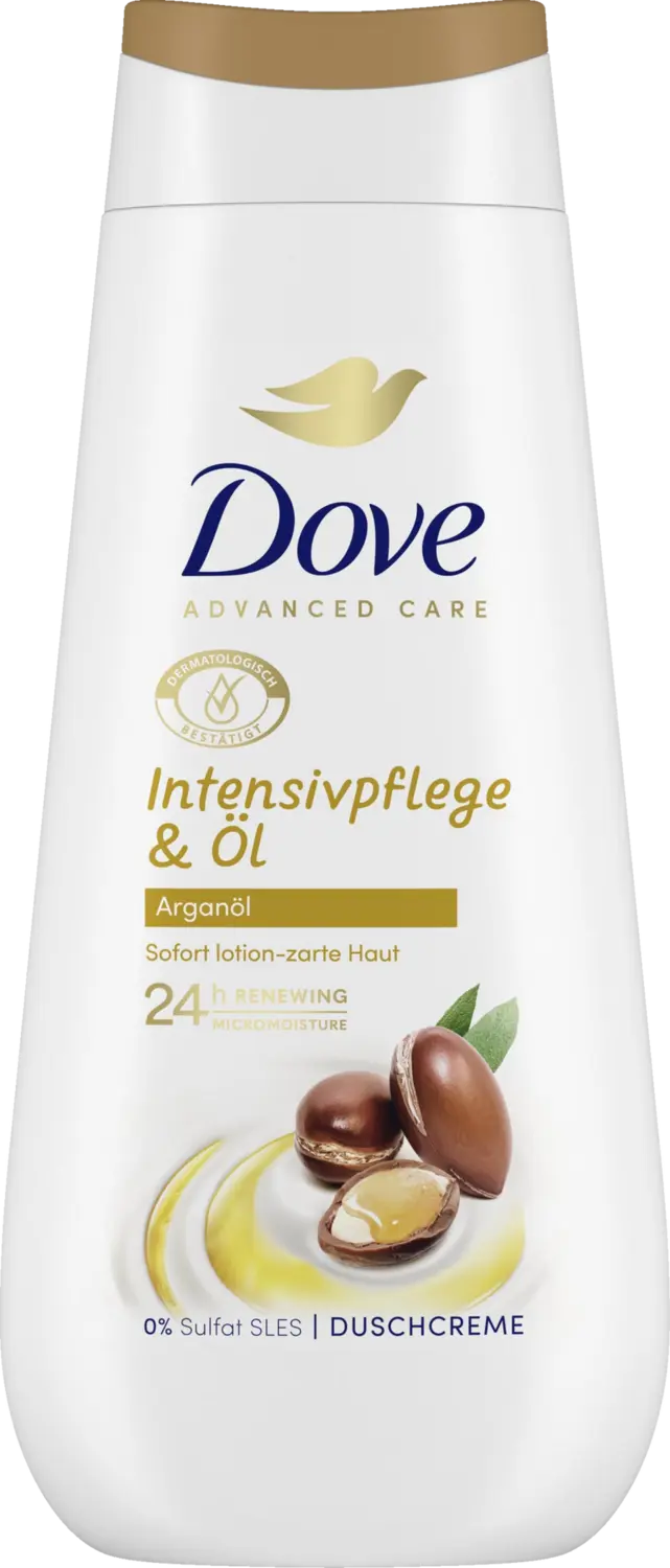 Гель для душа Dove Pflegende Duschcreme Advanced Care Intensivpflege & Öl
Гель для душа Dove Pflegende Duschcreme Advanced Care Intensivpflege & Öl