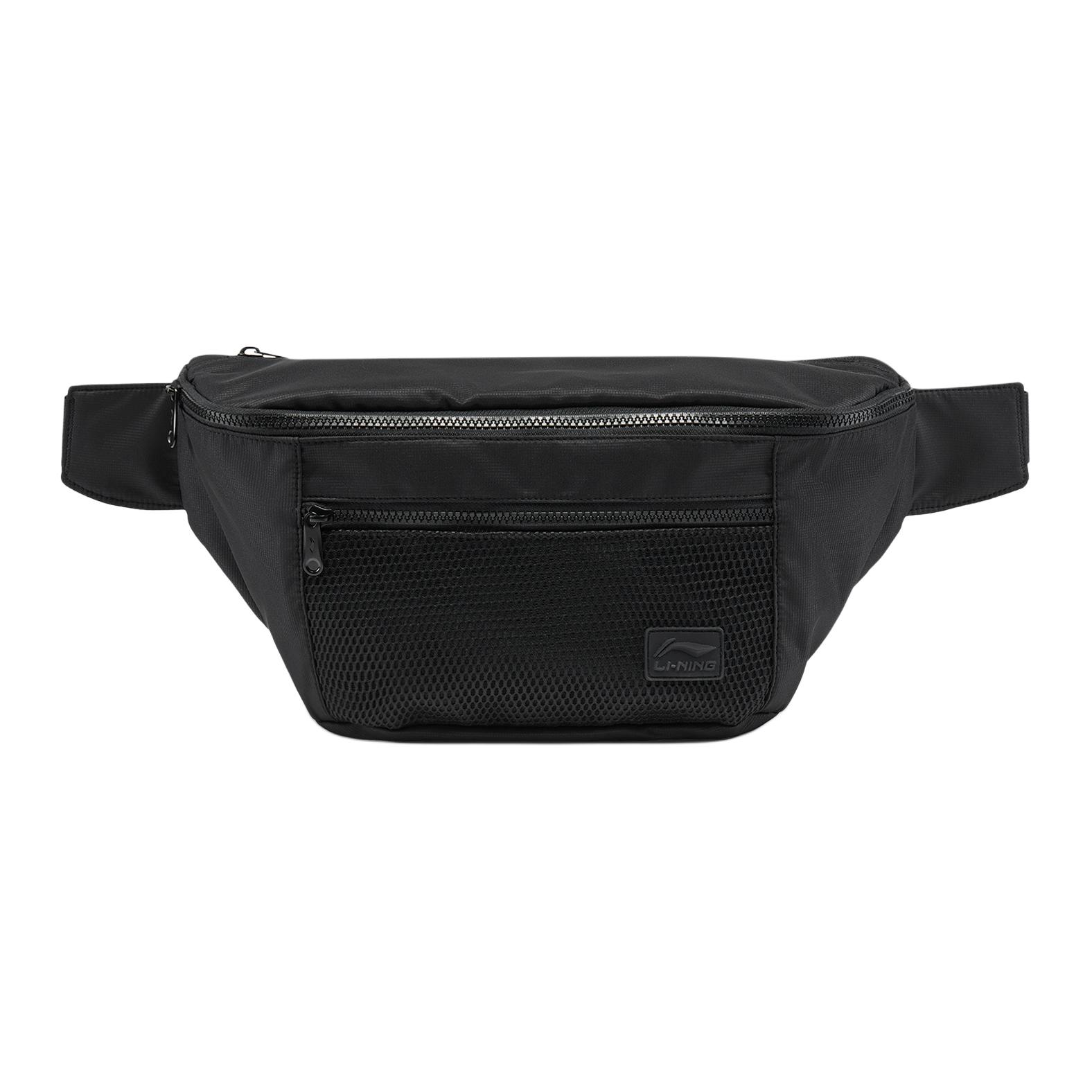 LINING Спортивная поясная сумка из полиэстера унисекс базовый черный, Basic Black 
LINING Спортивная поясная сумка из полиэстера унисекс базовый черный, Basic Black