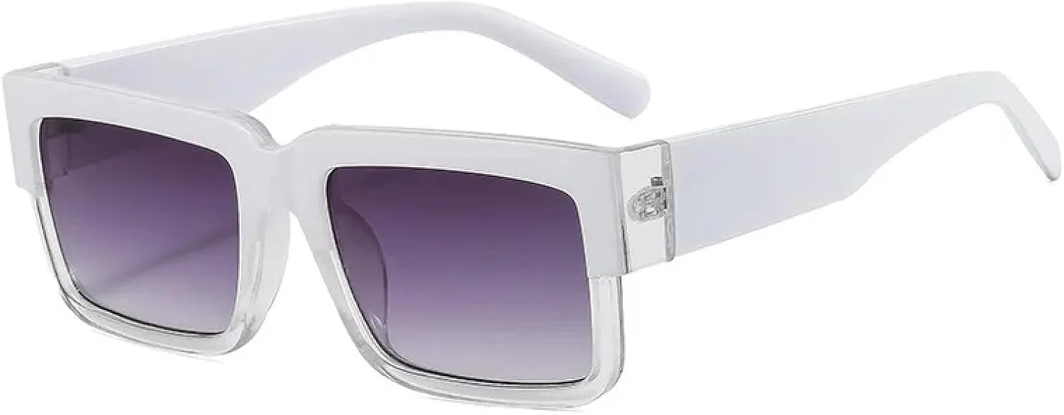 Солнцезащитные очки с защитой от УФ-излучения UV400 | Двухцветный градиент | Для женщин и мужчин | Для занятий спортом на открытом воздухе и вождения DSVIGF, White
Солнцезащитные очки с защитой от УФ-излучения UV400 | Двухцветный градиент | Для женщин и мужчин | Для занятий спортом на открытом воздухе и вождения DSVIGF, White