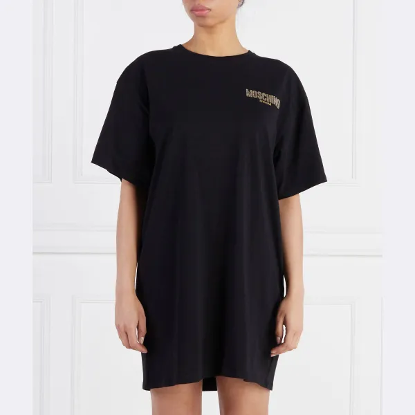 Ночная рубашка стандартного кроя Moschino, черный
Ночная рубашка стандартного кроя Moschino, черный