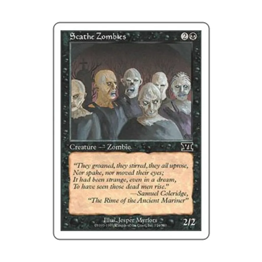 CCG Нападающие зомби (клавиша C), MTG - 6th Edition (Classic)
CCG Нападающие зомби (клавиша C), MTG - 6th Edition (Classic)