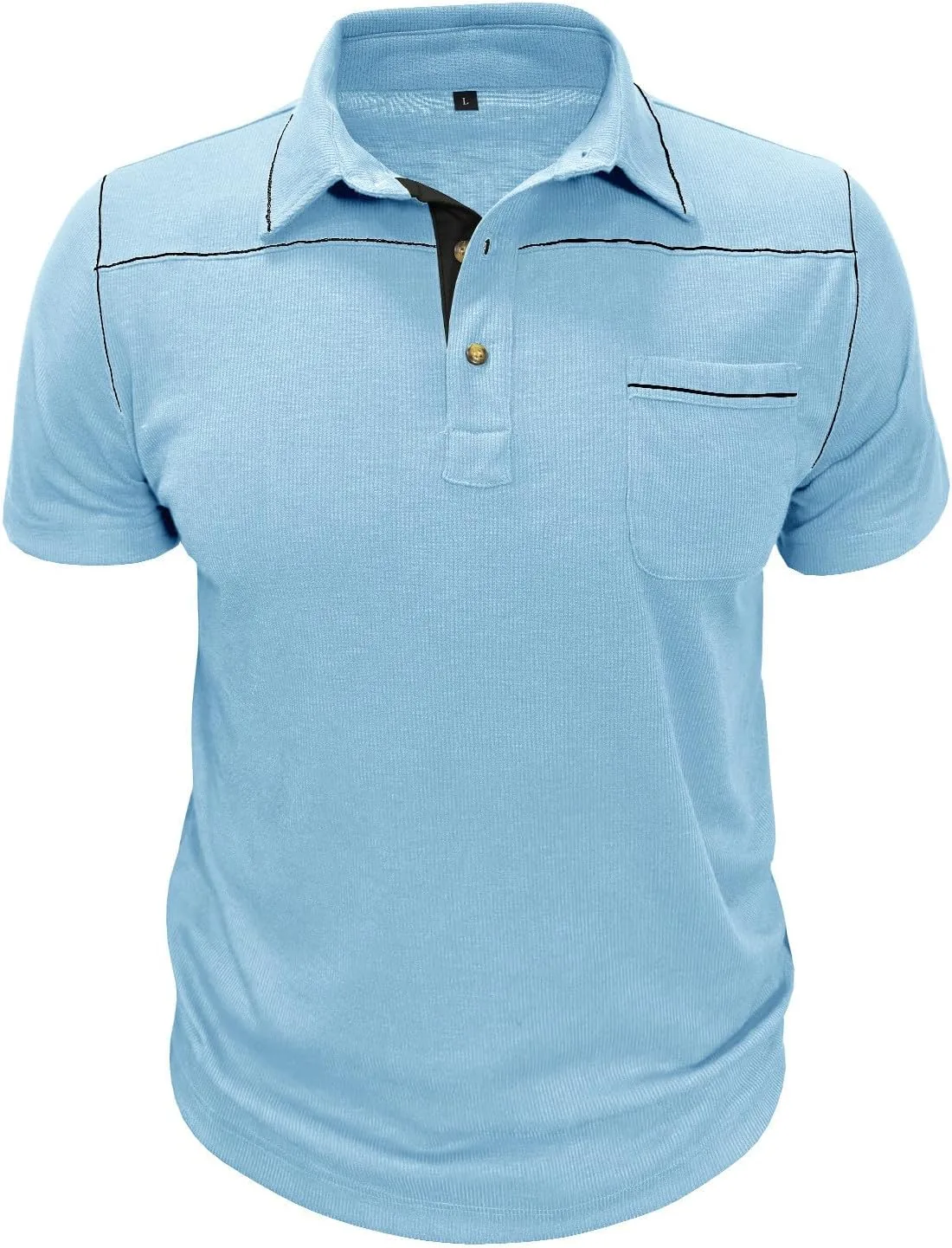 Футболка с воротником Muscle для мужчин, короткий рукав, slim fit, рифленая
Футболка с воротником Muscle для мужчин, короткий рукав, slim fit, рифленая