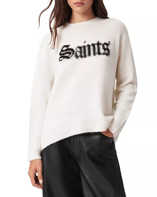 Свитер «Святые и грешники» Allsaints, белый
Свитер «Святые и грешники» Allsaints, белый
