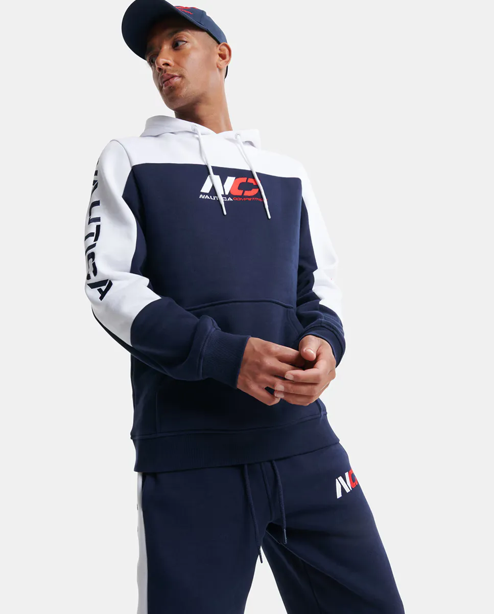 Мужской свитшот с рисунком спереди и капюшоном Nautica, синий
Мужской свитшот с рисунком спереди и капюшоном Nautica, синий