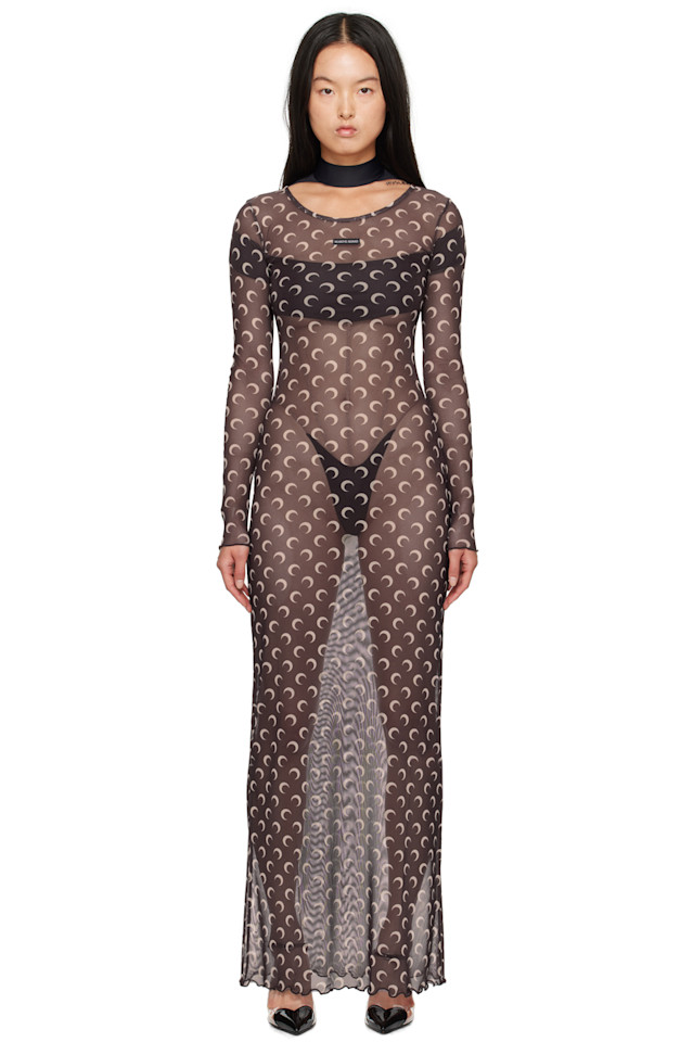 Платье макси All over moon Marine Serre, коричневый
Платье макси All over moon Marine Serre, коричневый