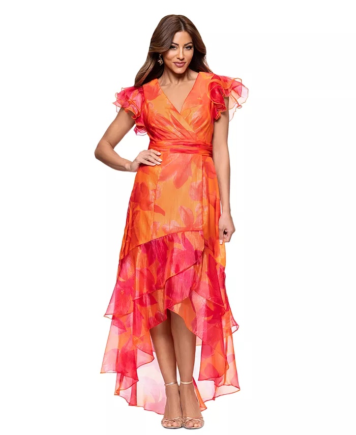 Платье Petite с рукавами-крылышками и асимметричным лифом XSCAPE, оранжевый
Платье Petite с рукавами-крылышками и асимметричным лифом XSCAPE, оранжевый