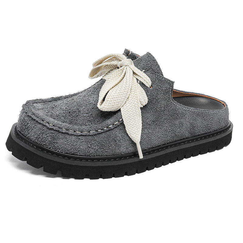 KUNGFUDEER Мужские закрытые тапочки серые, цвет Gray
KUNGFUDEER Мужские закрытые тапочки серые, цвет Gray