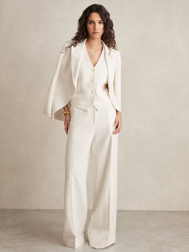 Жилет из льняной смеси devon Reiss, белый
Жилет из льняной смеси devon Reiss, белый