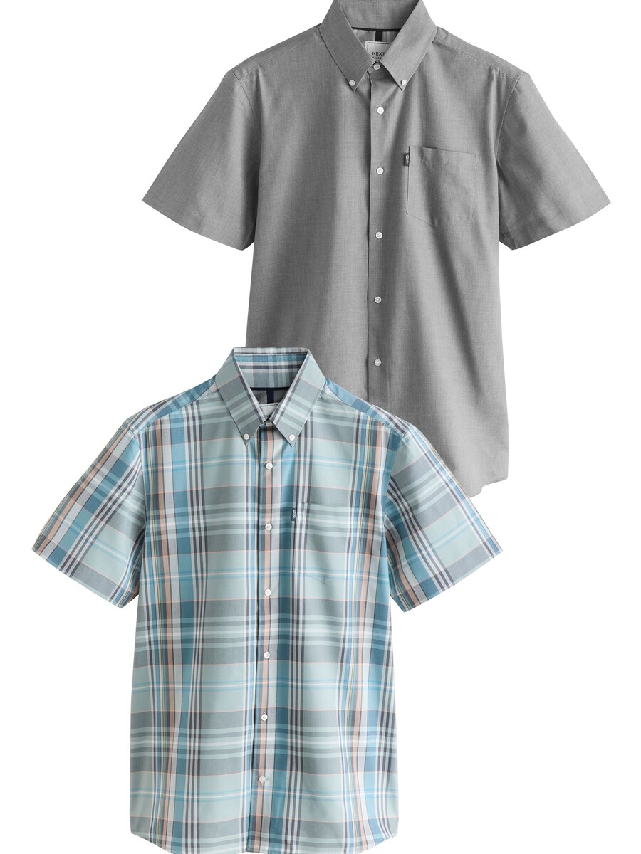Рубашка на пуговицах классического кроя Next, разноцветный
Рубашка на пуговицах классического кроя Next, разноцветный