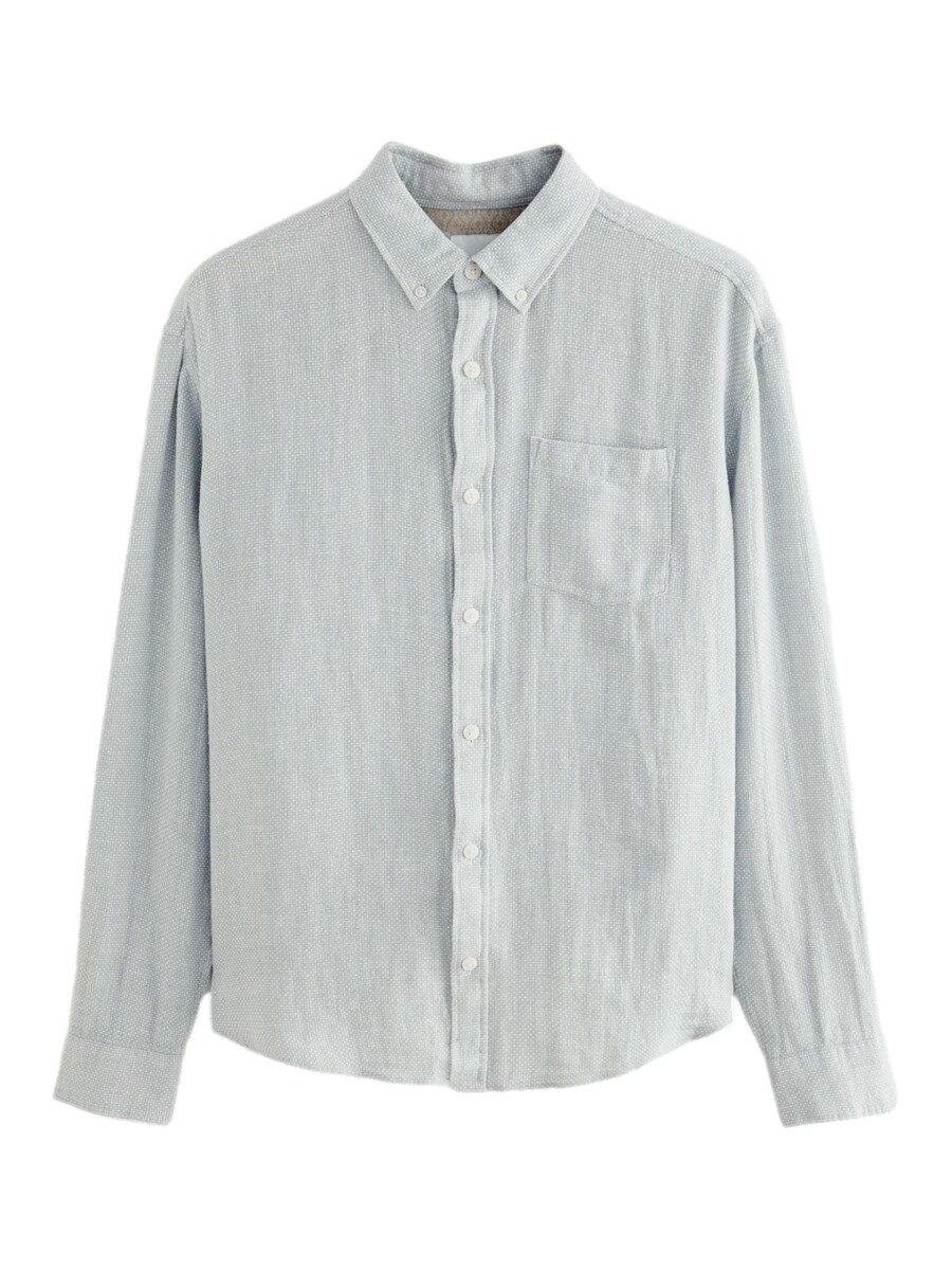 Рубашка обычного кроя на пуговицах Next, светло-серый
Рубашка обычного кроя на пуговицах Next, светло-серый