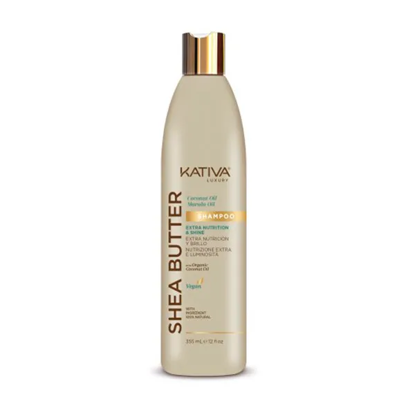 Шампунь дополнительного питания Shea Butter Extra Nutrition & Shine Kativa, 355 ml
Шампунь дополнительного питания Shea Butter Extra Nutrition & Shine Kativa, 355 ml