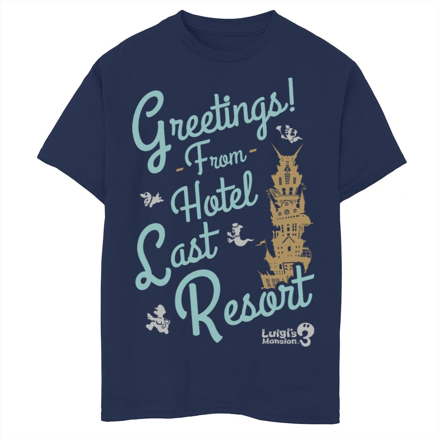 Футболка с графическим изображением «Особняк Луиджи 3» для мальчиков 8–20 лет. Привет из отеля «Последняя надежда» Licensed Character
Футболка с графическим изображением «Особняк Луиджи 3» для мальчиков 8–20 лет. Привет из отеля «Последняя надежда» Licensed Character