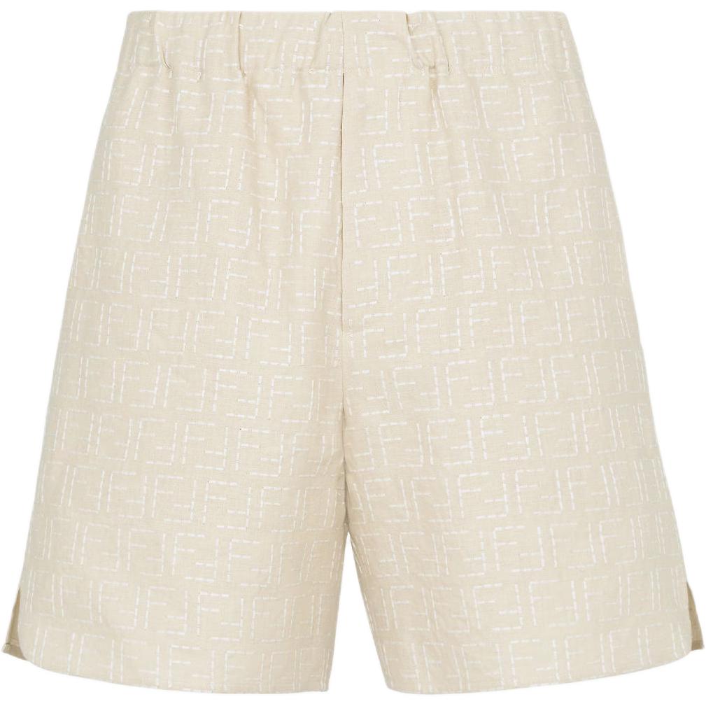 Шорты All over FF jacquard FENDI, бежевый
Шорты All over FF jacquard FENDI, бежевый