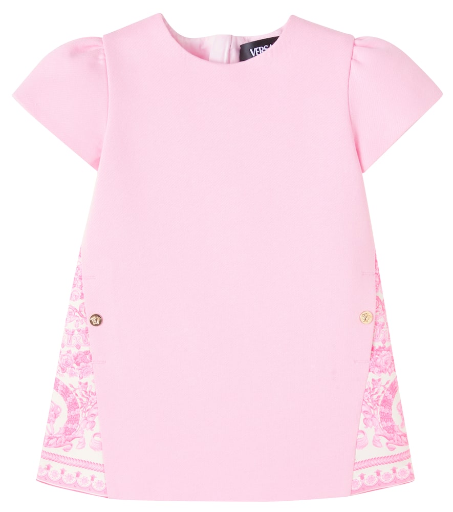 Платье из хлопковой ткани Barocco Versace Kids, Pastel Pink+Eggshell
Платье из хлопковой ткани Barocco Versace Kids, Pastel Pink+Eggshell