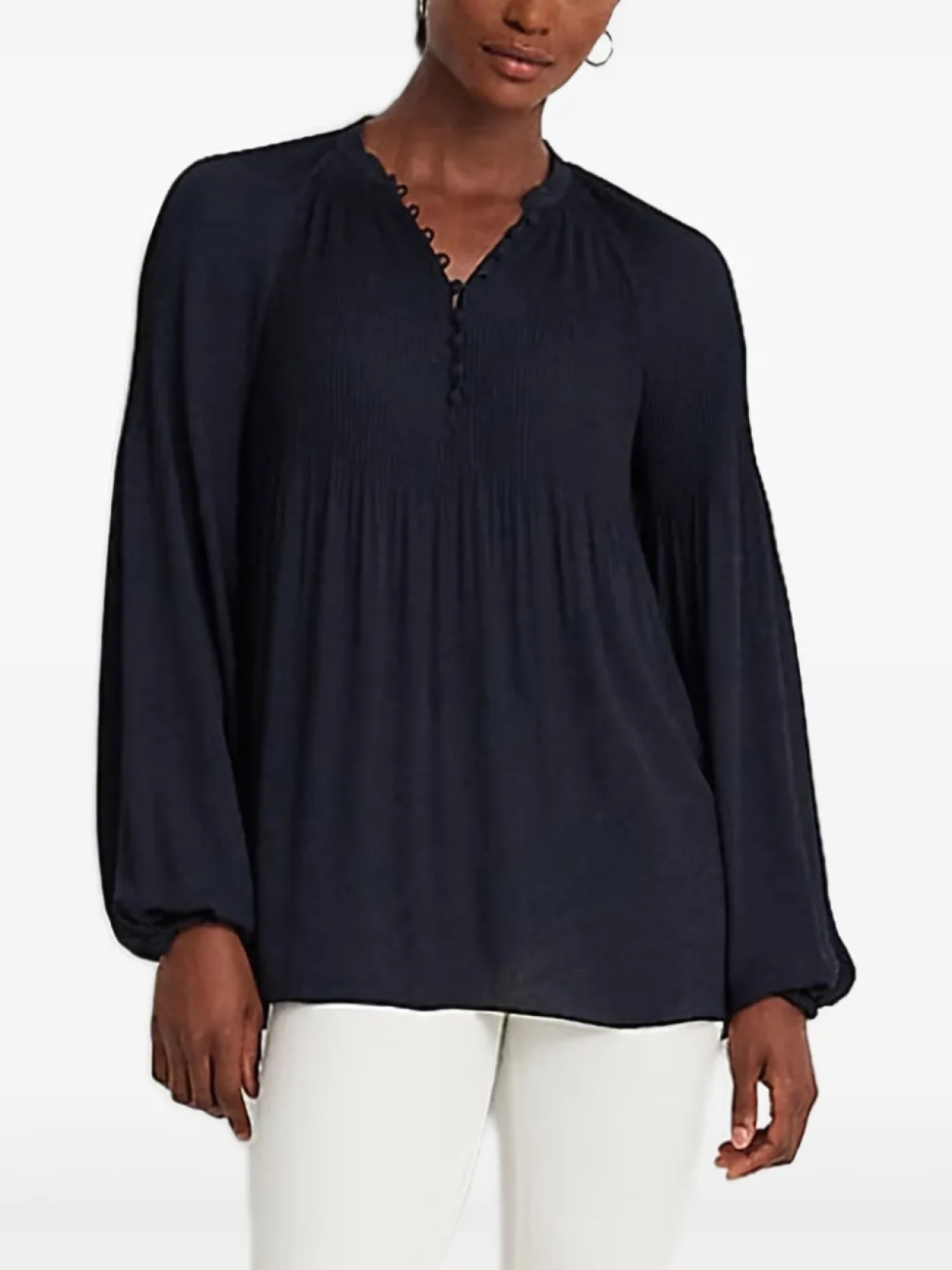 Блузка из плиссированного жоржета Lauren Ralph Lauren, синий
Блузка из плиссированного жоржета Lauren Ralph Lauren, синий