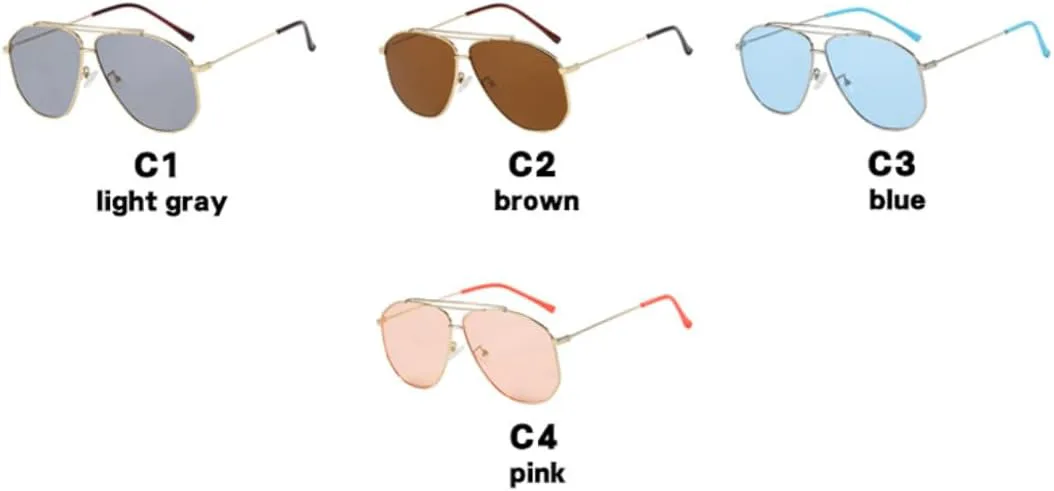 Модные солнцезащитные очки большого размера для женщин и мужчин, металлические очки с крупной оправой, защита от УФ-излучения UV400, класса люкс VVTWSSW, Gold Gray
Модные солнцезащитные очки большого размера для женщин и мужчин, металлические очки с крупной оправой, защита от УФ-излучения UV400, класса люкс VVTWSSW, Gold Gray