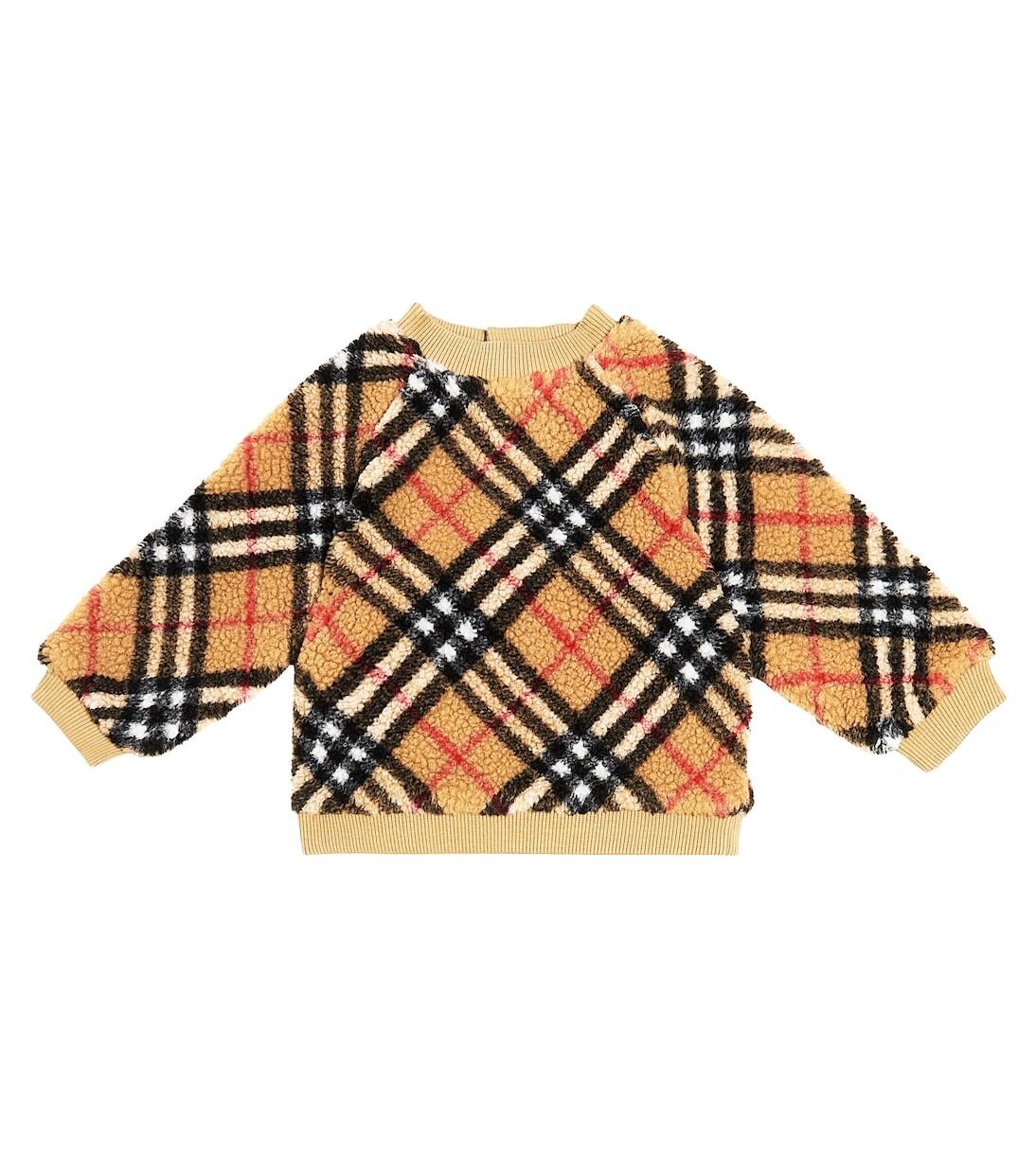 Флисовая толстовка в клетку baby burberry Burberry Kids, бежевый
Флисовая толстовка в клетку baby burberry Burberry Kids, бежевый
