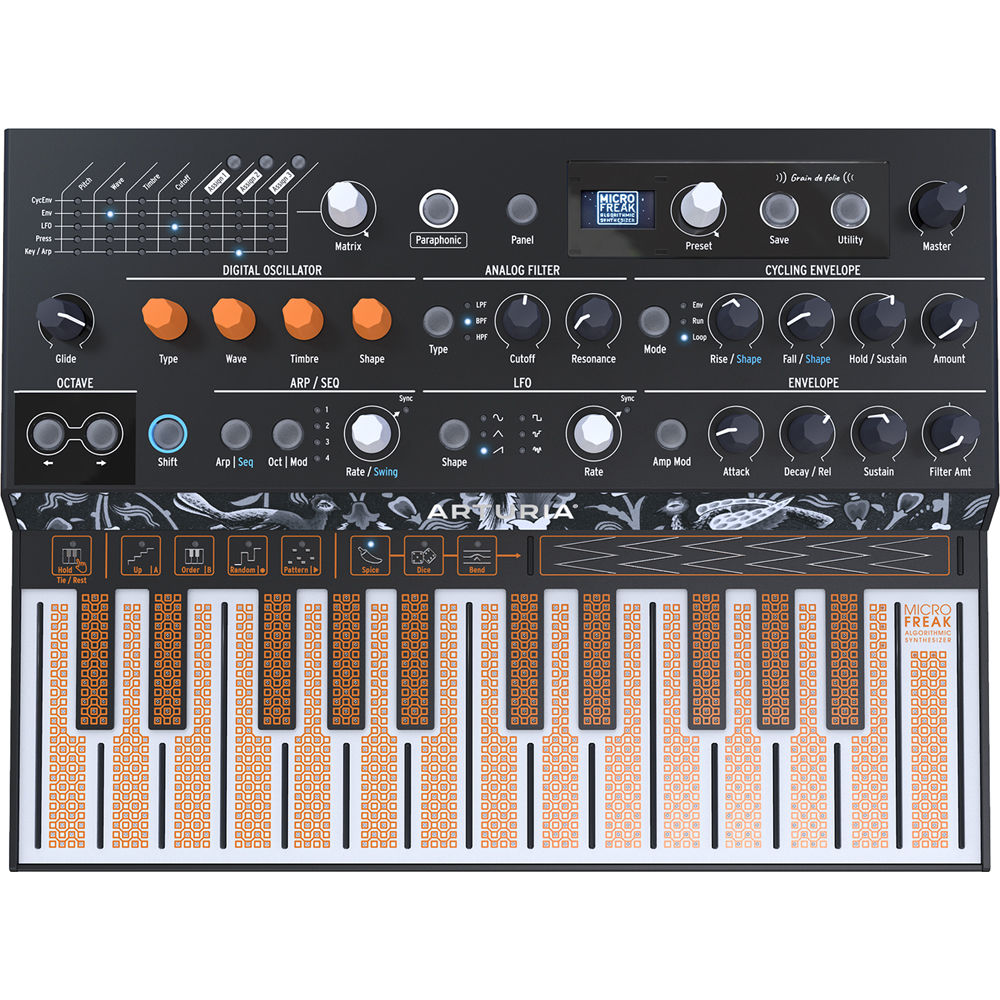Синтезатор Arturia MicroFreak Hybrid Analog/Digital Synthesizer 570101
Синтезатор Arturia MicroFreak Hybrid Analog/Digital Synthesizer 570101