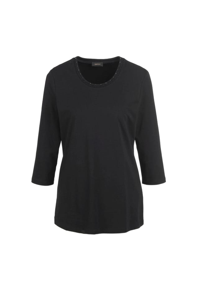 Короткий размер: короткий размер - декорированная рубашка с круглым вырезом из хлопка Пима Goldner, черный
Короткий размер: короткий размер - декорированная рубашка с круглым вырезом из хлопка Пима Goldner, черный