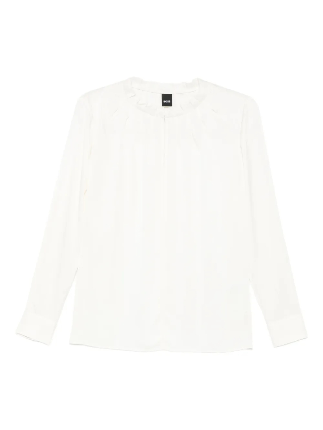 Блузка BOSS с круглым вырезом, нейтральный
Блузка BOSS с круглым вырезом, нейтральный