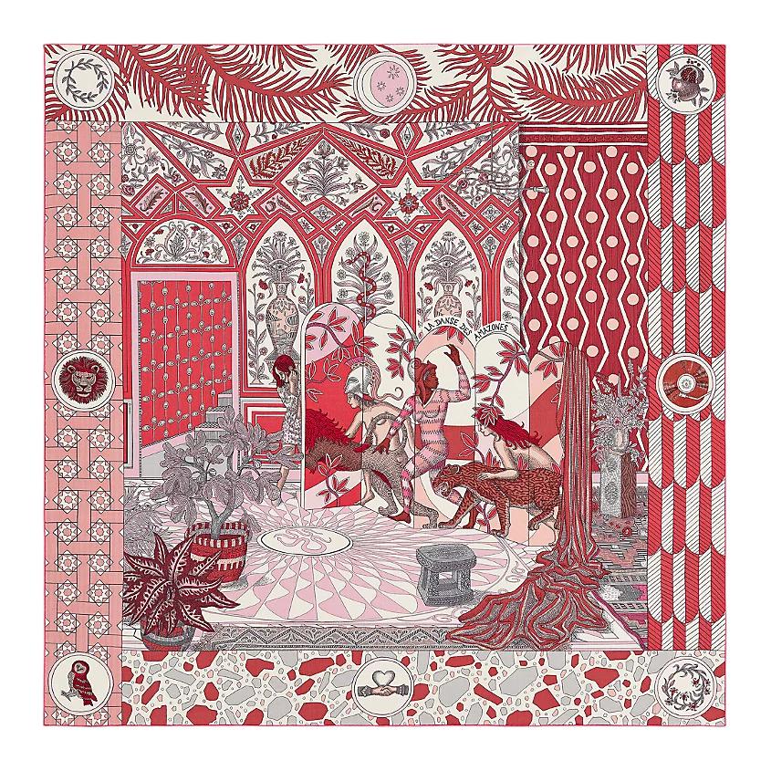 Hermes Кашемировые шелковые шали для женщин, красные
Hermes Кашемировые шелковые шали для женщин, красные