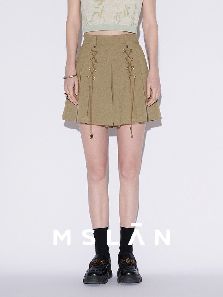 Юбка MSlan с ремешками, хаки
Юбка MSlan с ремешками, хаки