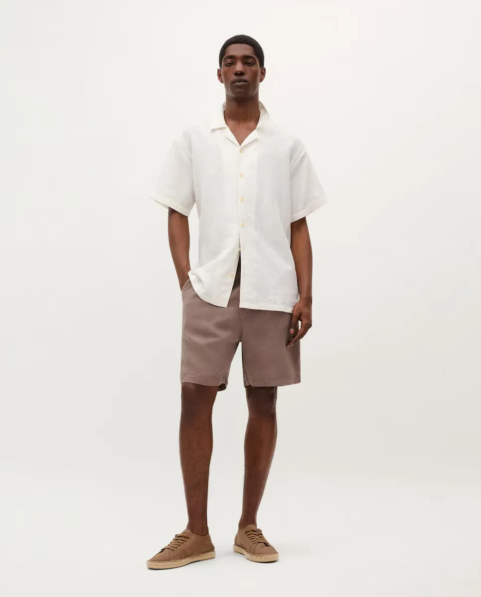 Мужские льняные бермуды с эластичной талией Scalpers, коричневый
Мужские льняные бермуды с эластичной талией Scalpers, коричневый