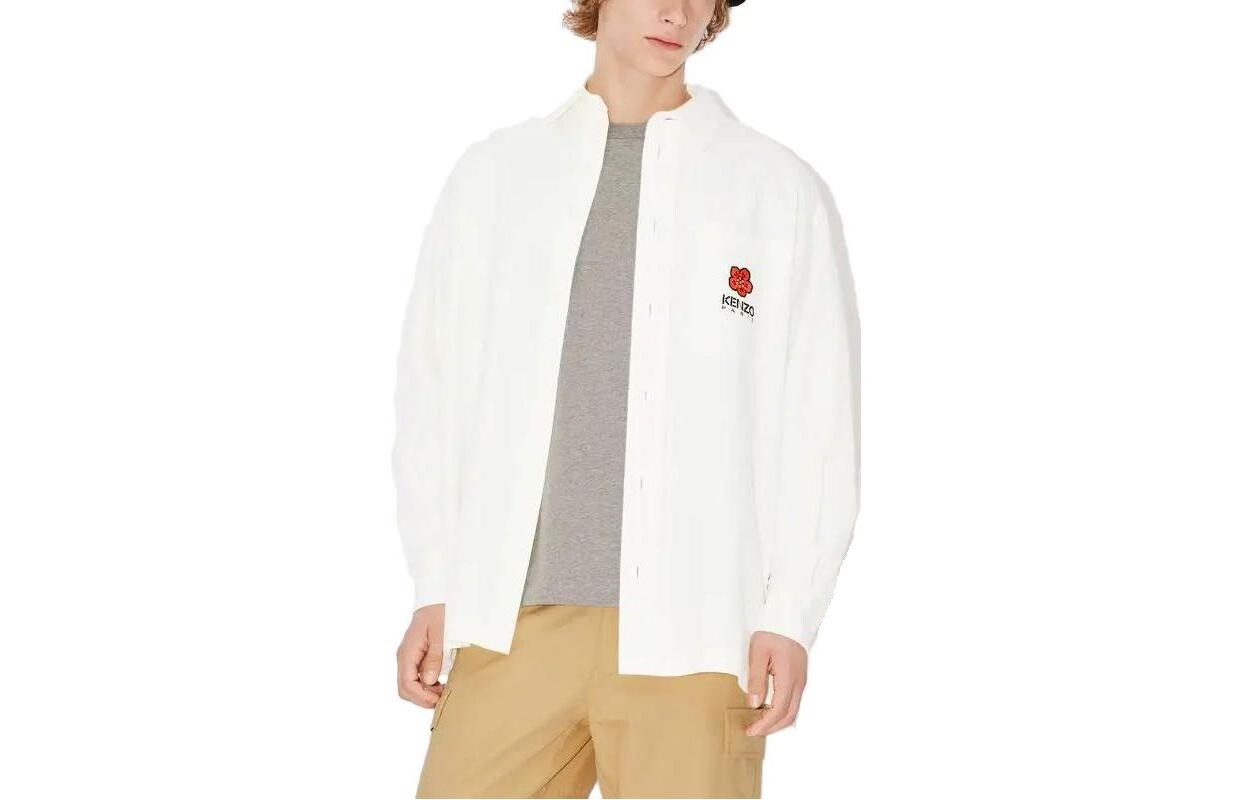 Рубашка мужская белая Kenzo, белый
Рубашка мужская белая Kenzo, белый