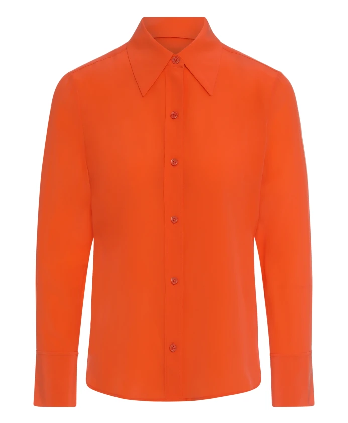 Шелковая рубашка Леона Equipment, оранжевый
Шелковая рубашка Леона Equipment, оранжевый