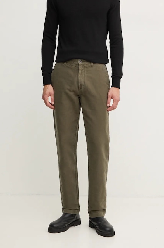 Хлопковые брюки Barbour, зеленый 
Хлопковые брюки Barbour, зеленый