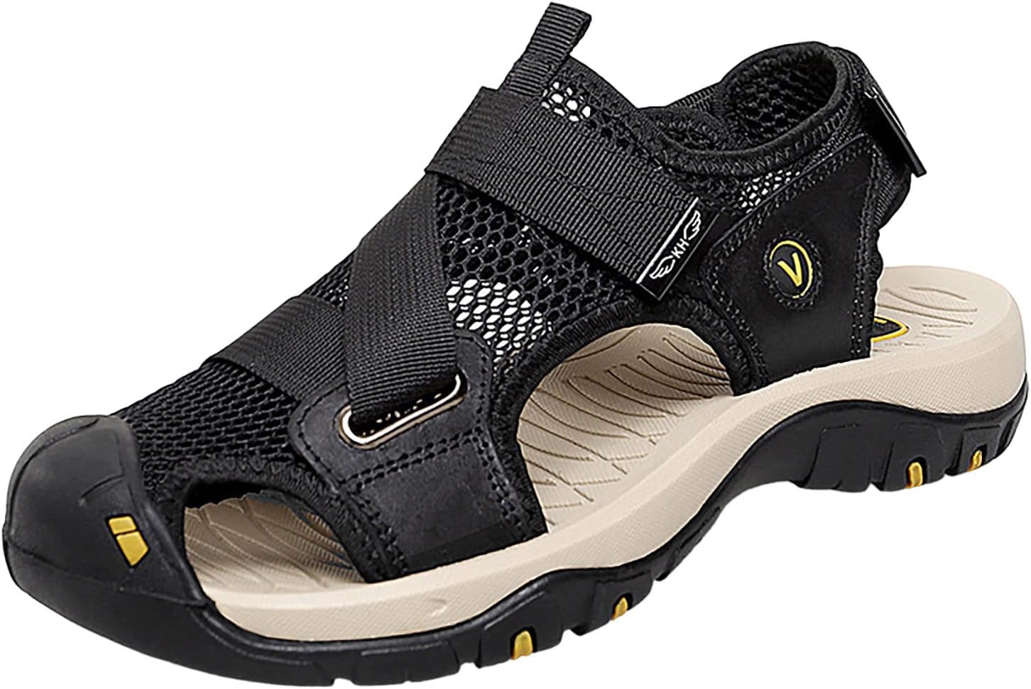 Мужские дышащие спортивные пляжные сандалии с закрытым носком из кожи с противоскользящей подошвой (коричневые, 11.5) Csgrfagr
Мужские дышащие спортивные пляжные сандалии с закрытым носком из кожи с противоскользящей подошвой (коричневые, 11.5) Csgrfagr