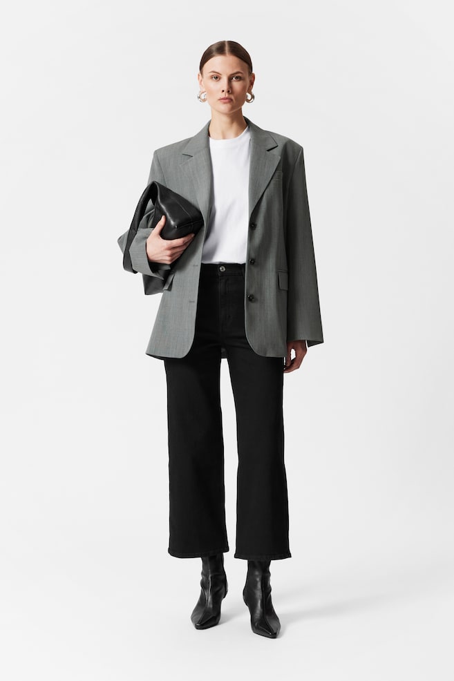 Укороченные джинсы широкого кроя & Other Stories, черный
Укороченные джинсы широкого кроя & Other Stories, черный