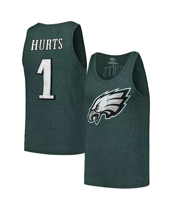 Мужские темы Jalen Hurts Midnight Green Philadelphia Eagles Имя игрока и номер Трехкомпонентная майка Majestic
Мужские темы Jalen Hurts Midnight Green Philadelphia Eagles Имя игрока и номер Трехкомпонентная майка Majestic