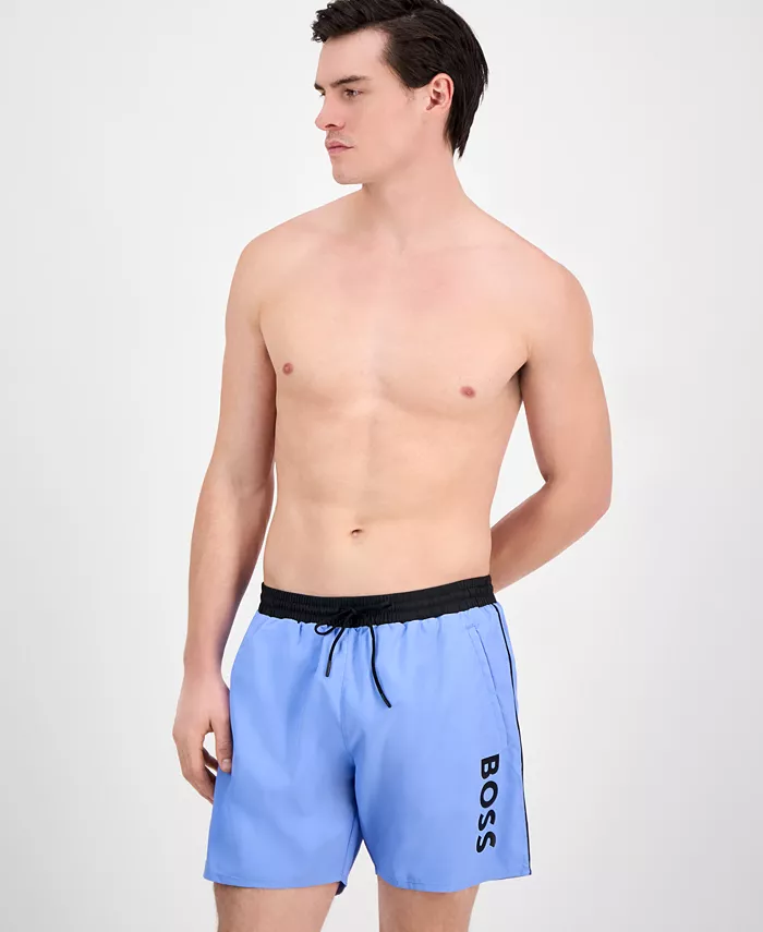 Мужские плавки с логотипом 6" Hugo Boss, синий
Мужские плавки с логотипом 6" Hugo Boss, синий