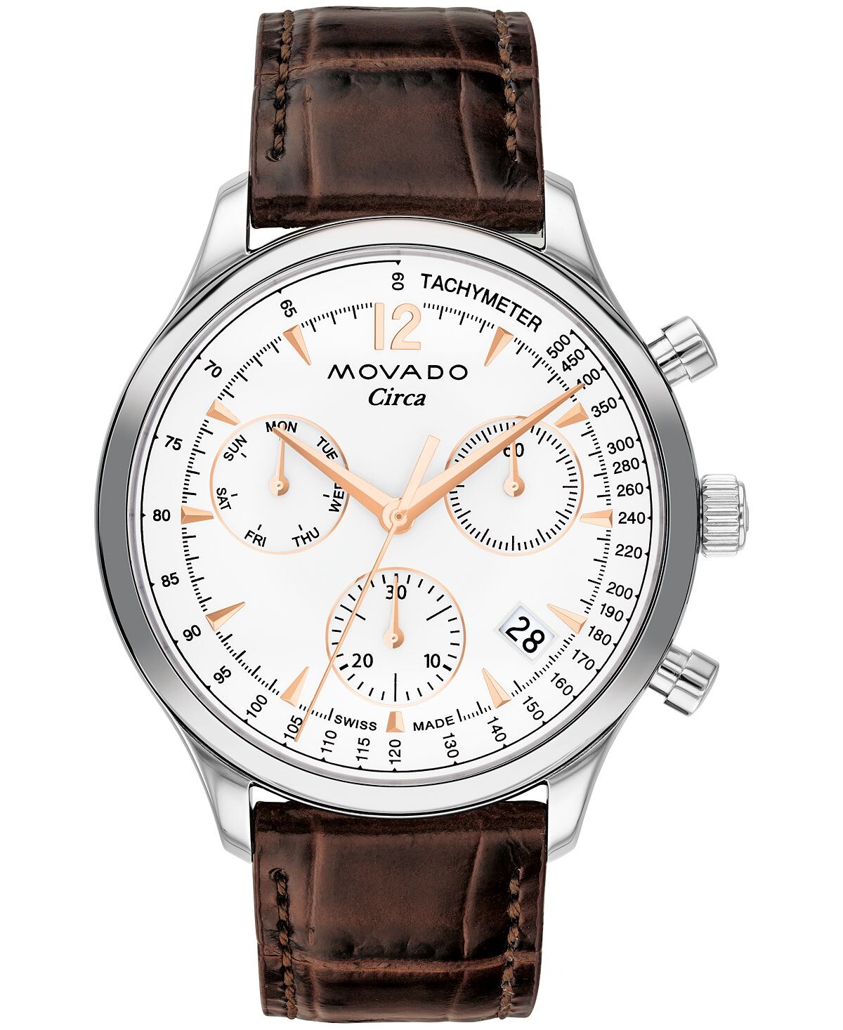 Мужские часы Heritage с коричневым ремешком из натуральной кожи, 43 мм Movado
Мужские часы Heritage с коричневым ремешком из натуральной кожи, 43 мм Movado