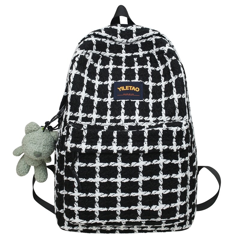 Женский рюкзак Nigel/NIGEER, Черный + кулон в виде плюшевого мишки
Женский рюкзак Nigel/NIGEER, Черный + кулон в виде плюшевого мишки