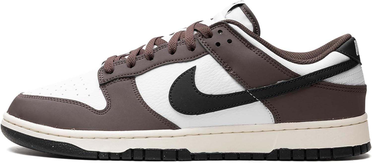 Мужские кроссовки Nike Dunk Low Retro, белый/черный/коричневый
Мужские кроссовки Nike Dunk Low Retro, белый/черный/коричневый