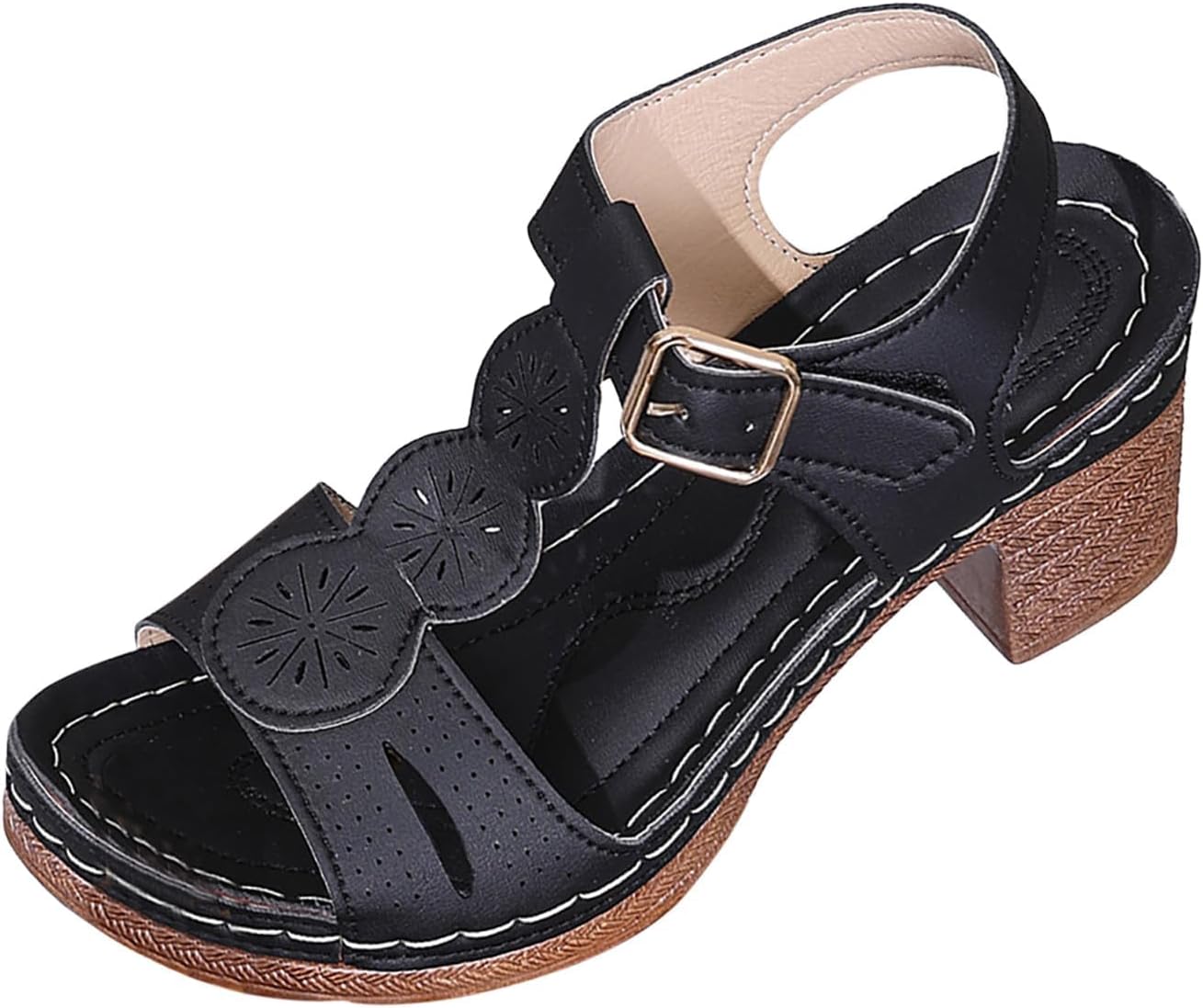 Женские туфли на невысоком грубом каблуке, с открытым носком, с задником на ремешке, с устойчивым клиновидным каблуком, с квадратным открытым носком, с ремешком на щиколотке, нескользящие сандалии, повседневные, для вечеринок и свадеб Toumov, че...
Женские туфли на невысоком грубом каблуке, с открытым носком, с задником на ремешке, с устойчивым клиновидным каблуком, с квадратным открытым носком, с ремешком на щиколотке, нескользящие сандалии, повседневные, для вечеринок и свадеб Toumov, че...