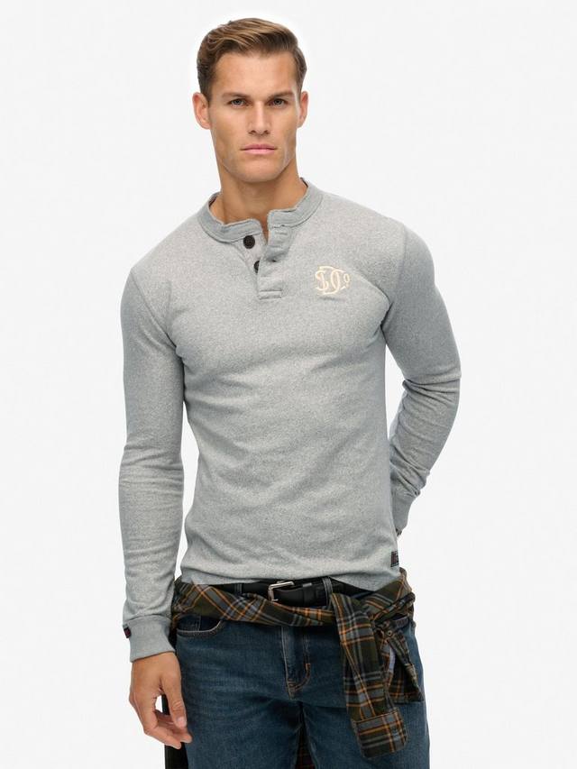 Винтажная спортивная хлопковая футболка Grandad Superdry, Light Grey Marl
Винтажная спортивная хлопковая футболка Grandad Superdry, Light Grey Marl