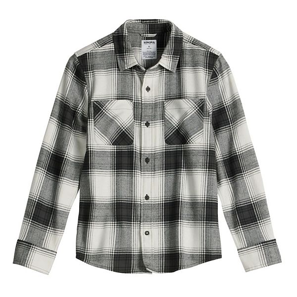 Фланелевая рубашка с длинным рукавом для мальчиков 8-20 лет, regular & husky Sonoma Goods For Life, Check Gray
Фланелевая рубашка с длинным рукавом для мальчиков 8-20 лет, regular & husky Sonoma Goods For Life, Check Gray