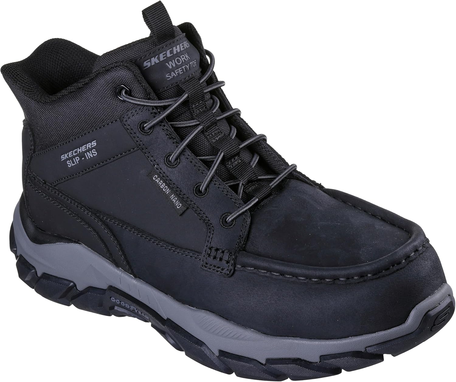 Мужские ботинки Skechers Santoro Moc Toe с удобной системой надевания без шнурков, черный
Мужские ботинки Skechers Santoro Moc Toe с удобной системой надевания без шнурков, черный