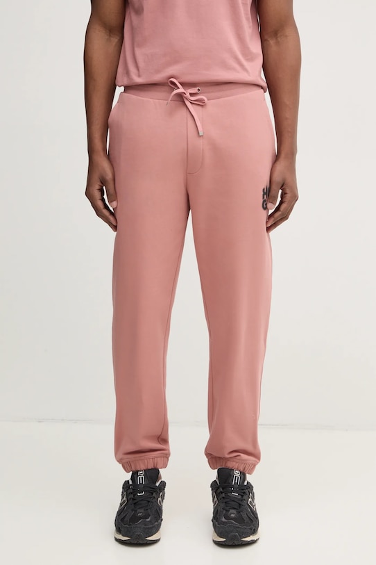 Хлопковые спортивные брюки Hugo, розовый
Хлопковые спортивные брюки Hugo, розовый