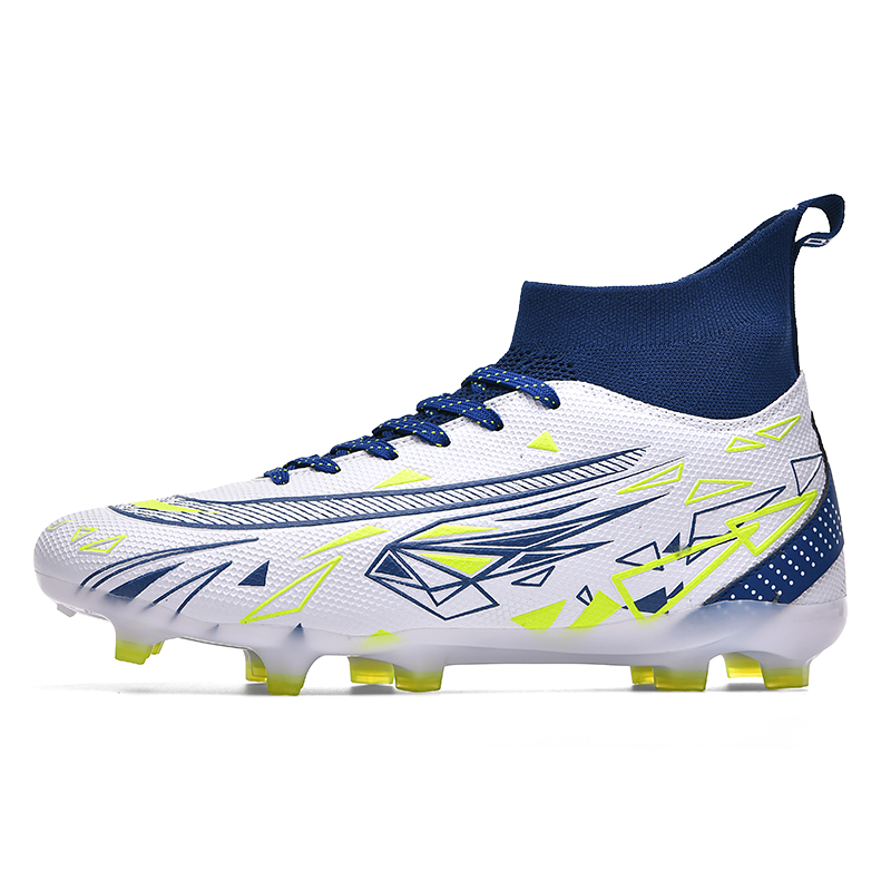 Wooden Rabbit Мужские и женские футбольные бутсы с длинными шипами для мягкого, твердого, искусственного и натурального покрытия противоскользящие износостойкие White Blue
Wooden Rabbit Мужские и женские футбольные бутсы с длинными шипами для мягкого, твердого, искусственного и натурального покрытия противоскользящие износостойкие White Blue