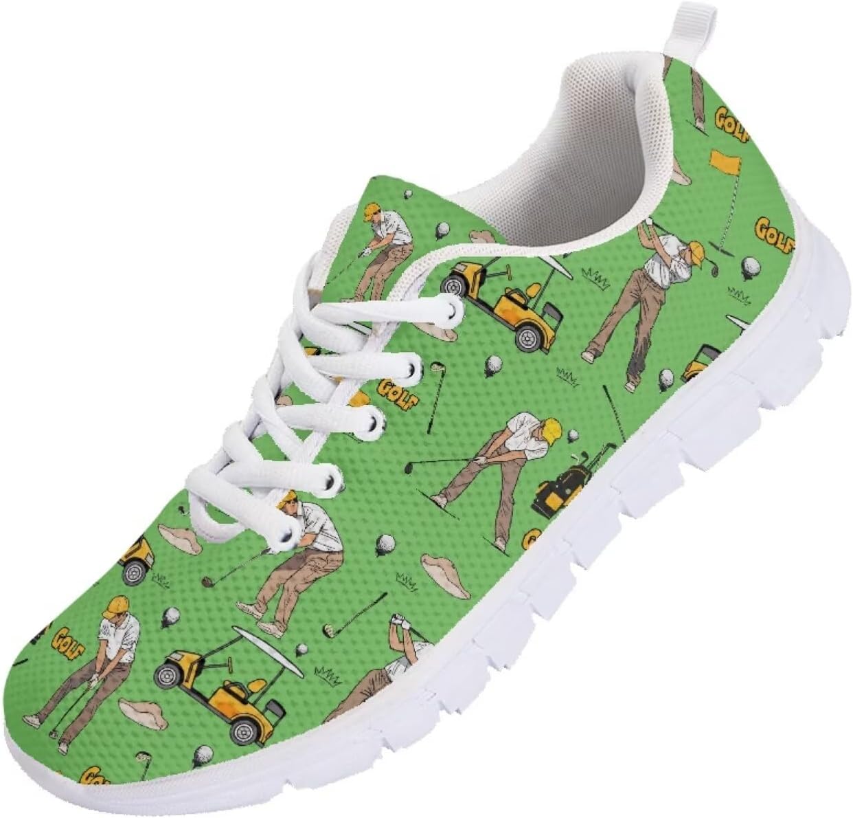 Мужские кроссовки Forchrinse для бега с шнуровкой, легкие спортивные теннисные кроссовки для ходьбы, Golf Ball
Мужские кроссовки Forchrinse для бега с шнуровкой, легкие спортивные теннисные кроссовки для ходьбы, Golf Ball