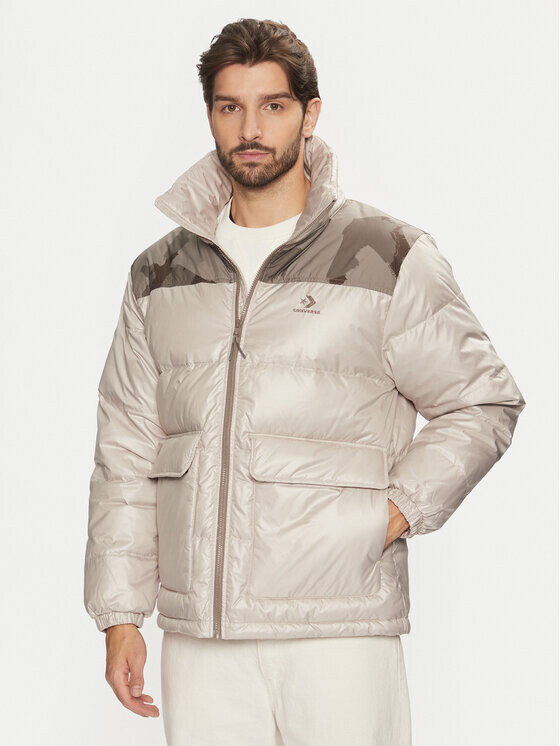 Пуховик стандартного кроя Converse, бежевый
Пуховик стандартного кроя Converse, бежевый